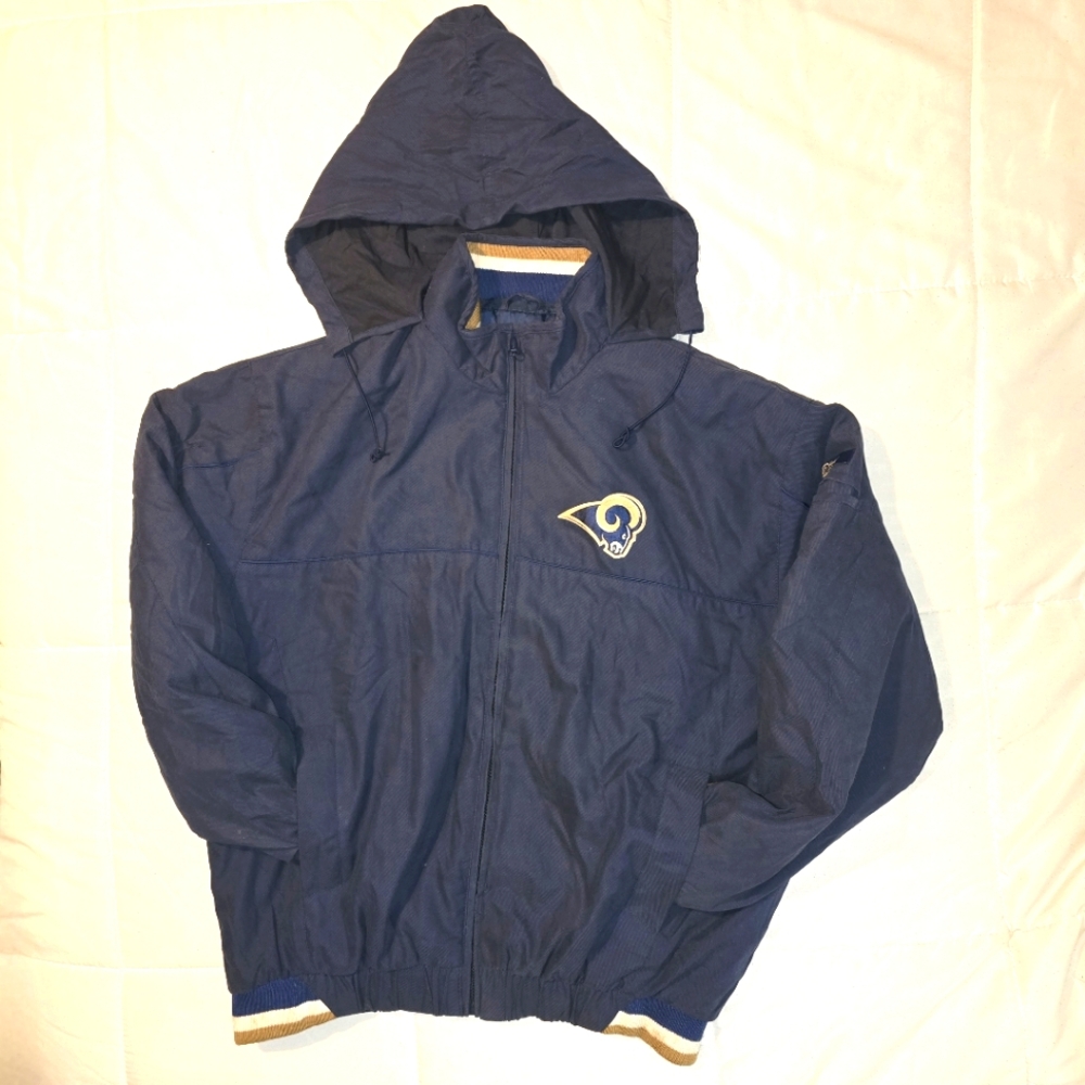 VTG 1990's St.Louis Rams NFL Puffer Jacket Size Large